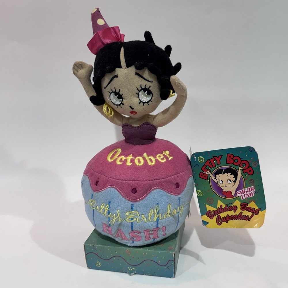 Betty Boop October Birthday Bash 12"‎ Plush w Tags 2013 Sugar Loaf